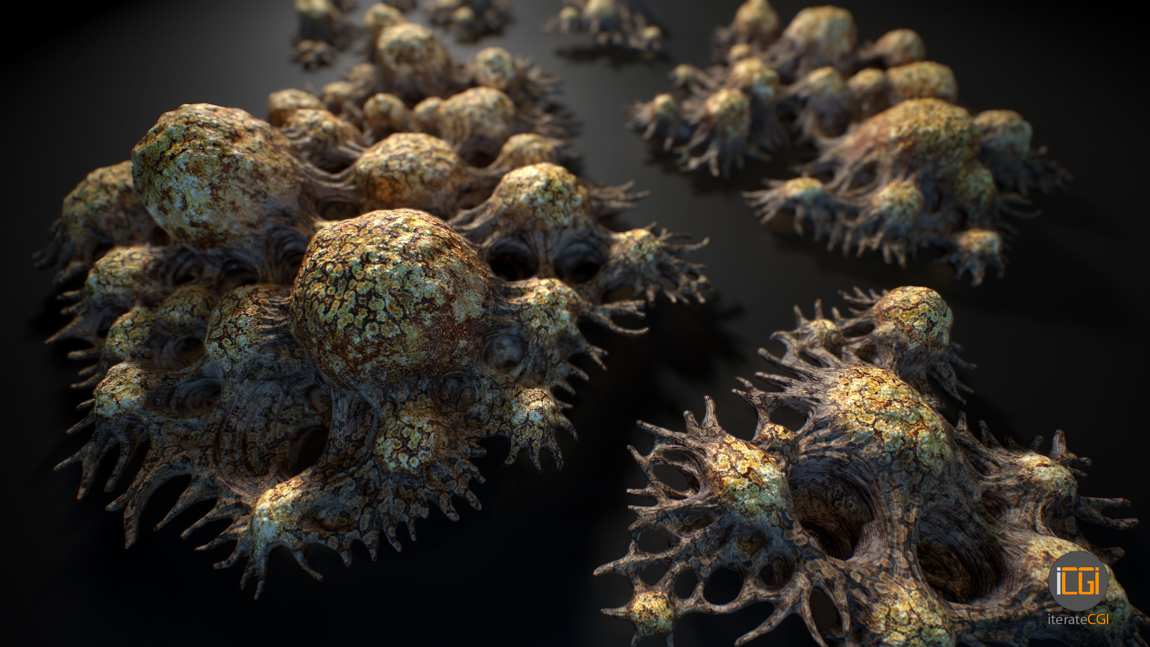 Alien Plant Fungus Type 3 3D model_45