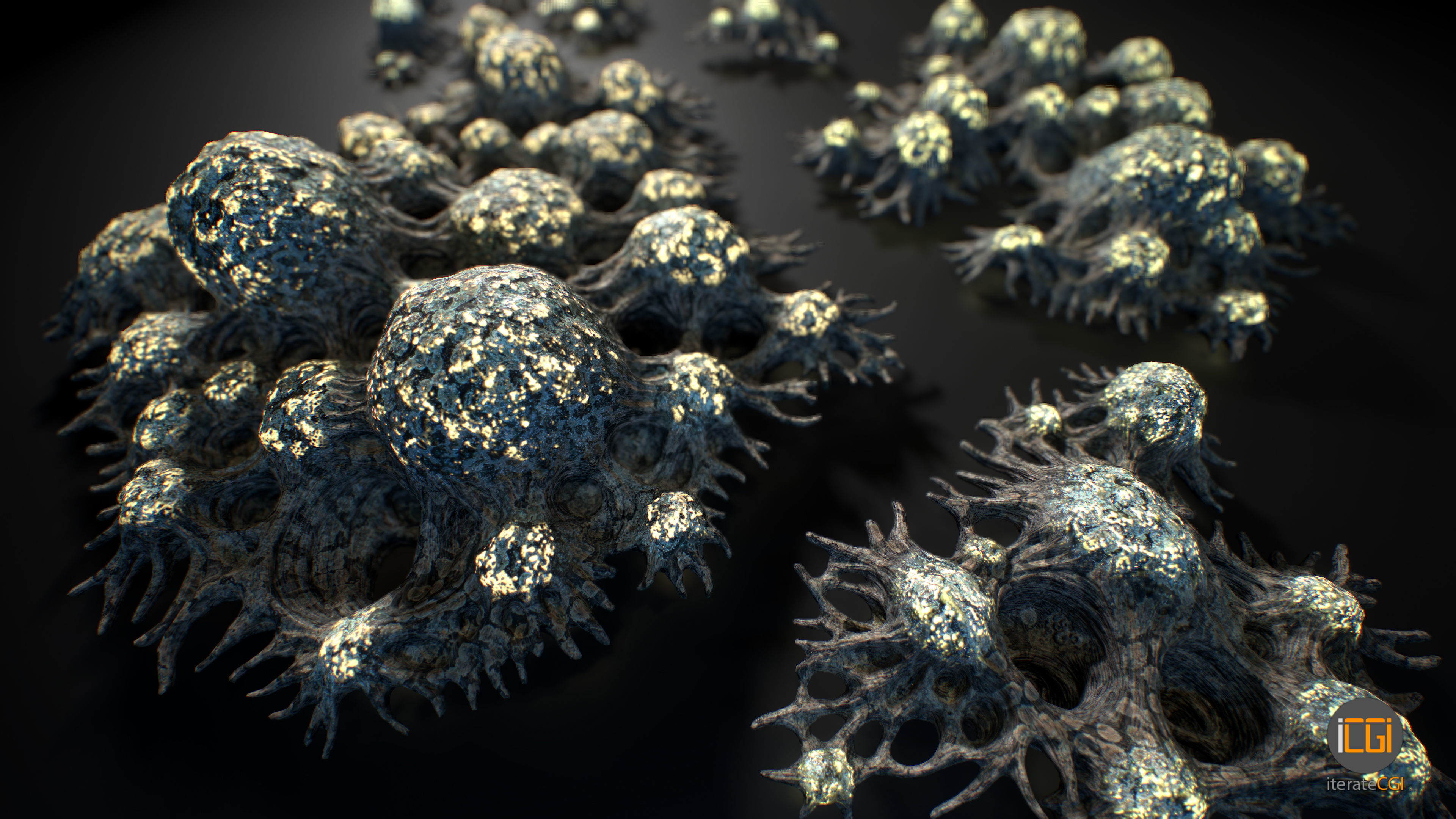 Alien Plant Fungus Type 3 3D model_55