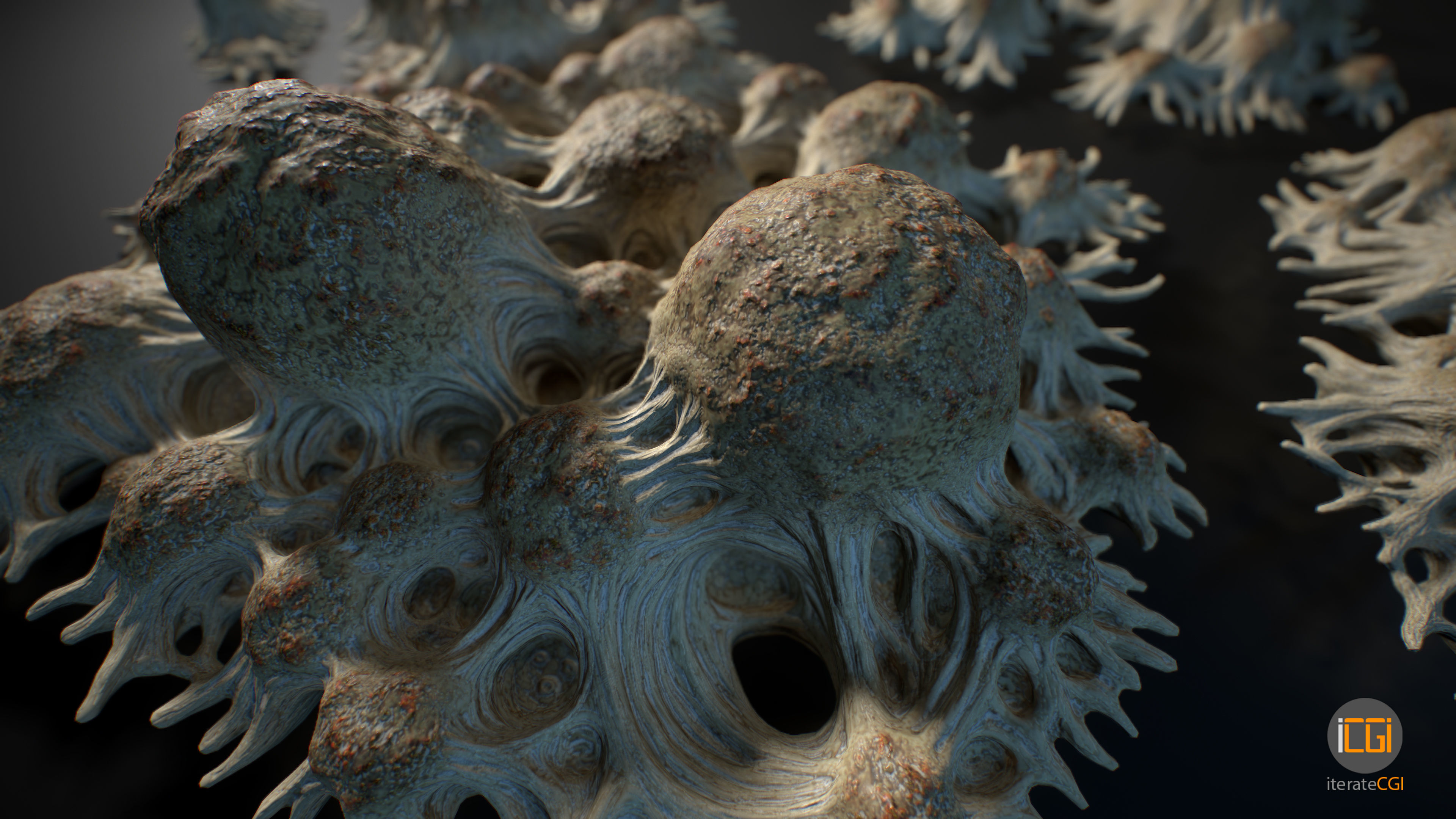 Alien Plant Fungus Type 3 3D model_33