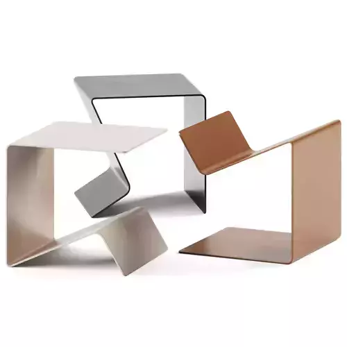 Buk side table by Muller small 3D model