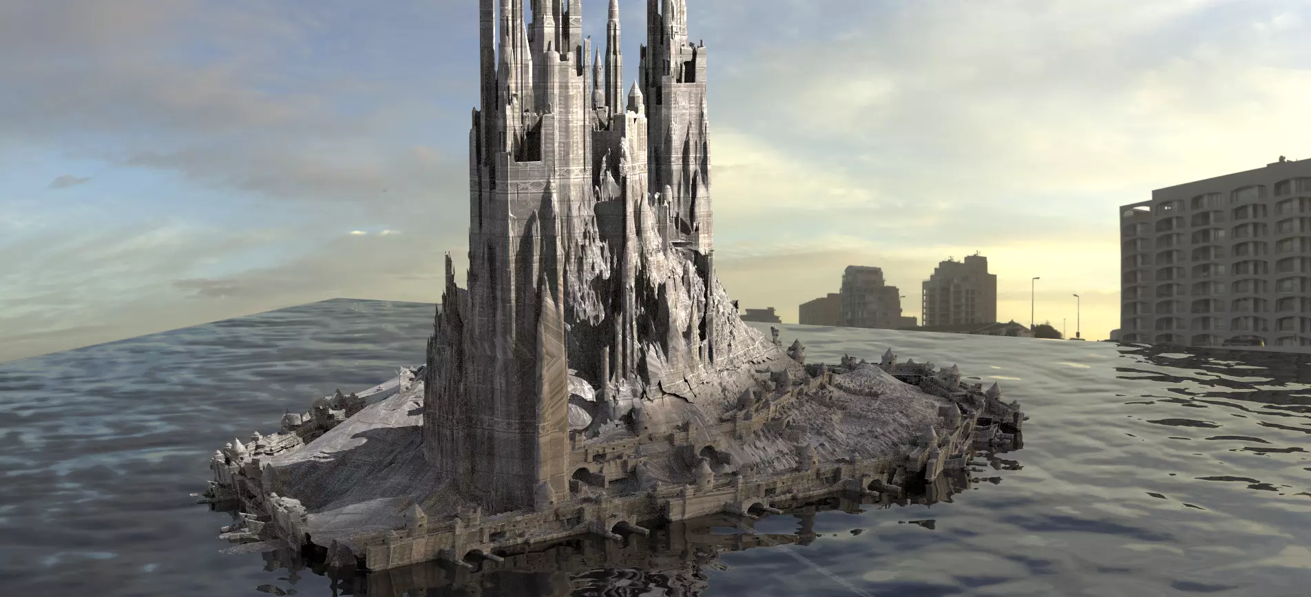 Desert Alien Monoliths 2 3D model