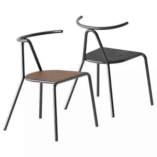 B-Line Toro Chair Seat Ash 3D model