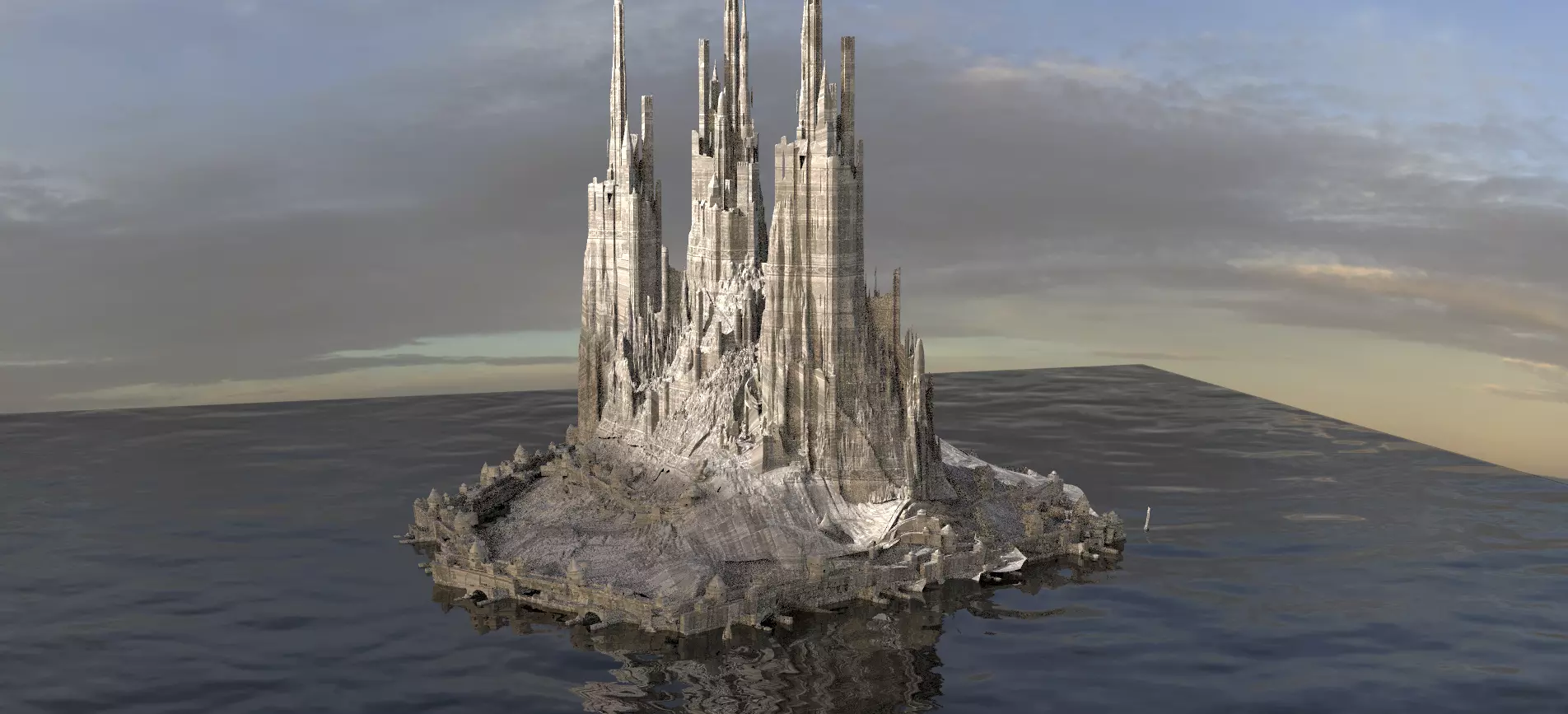 Desert Alien Monoliths 3 3D model_0