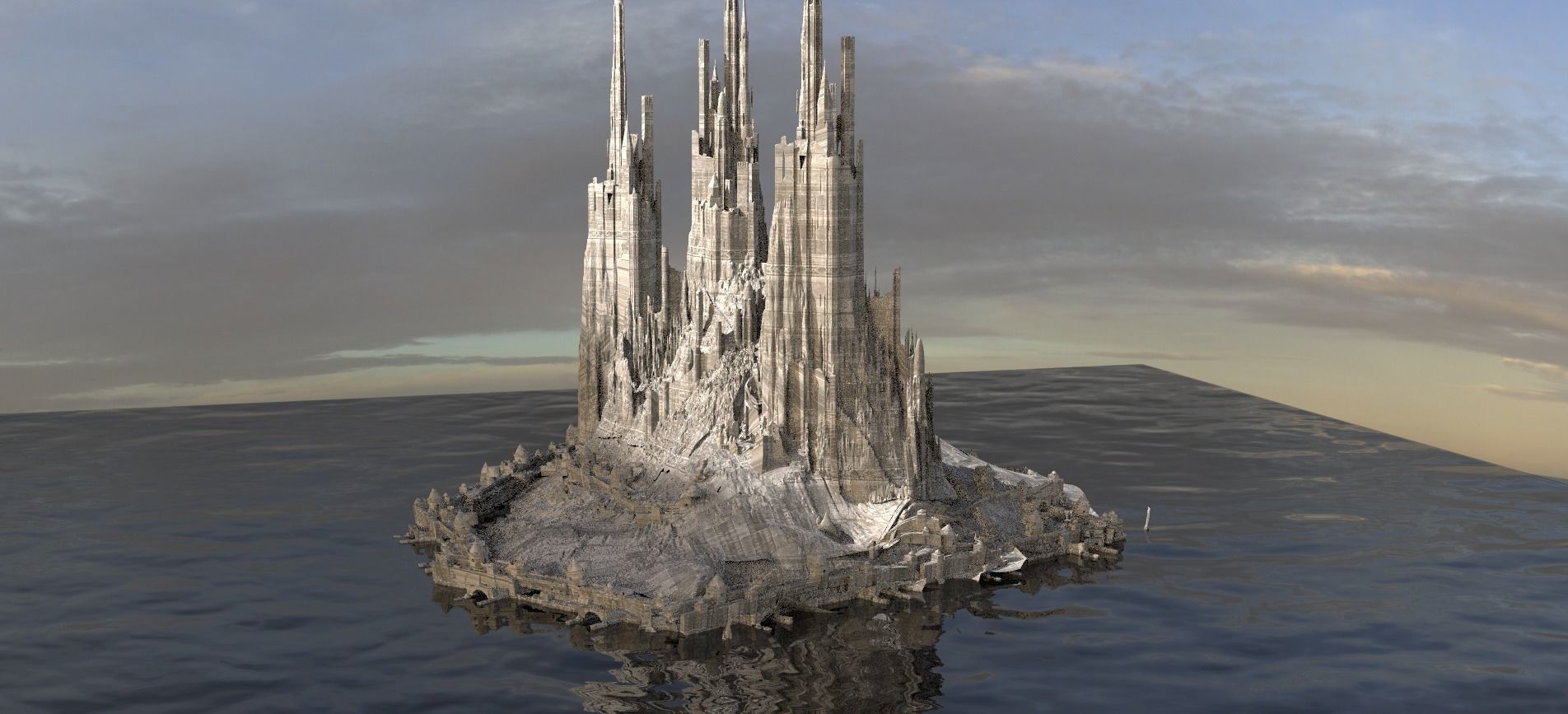 Desert Alien Monoliths 3 3D model_1