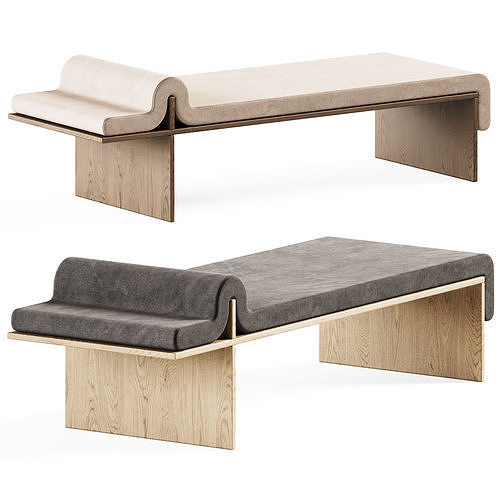 Melt Daybed By Bower Studio 3D model