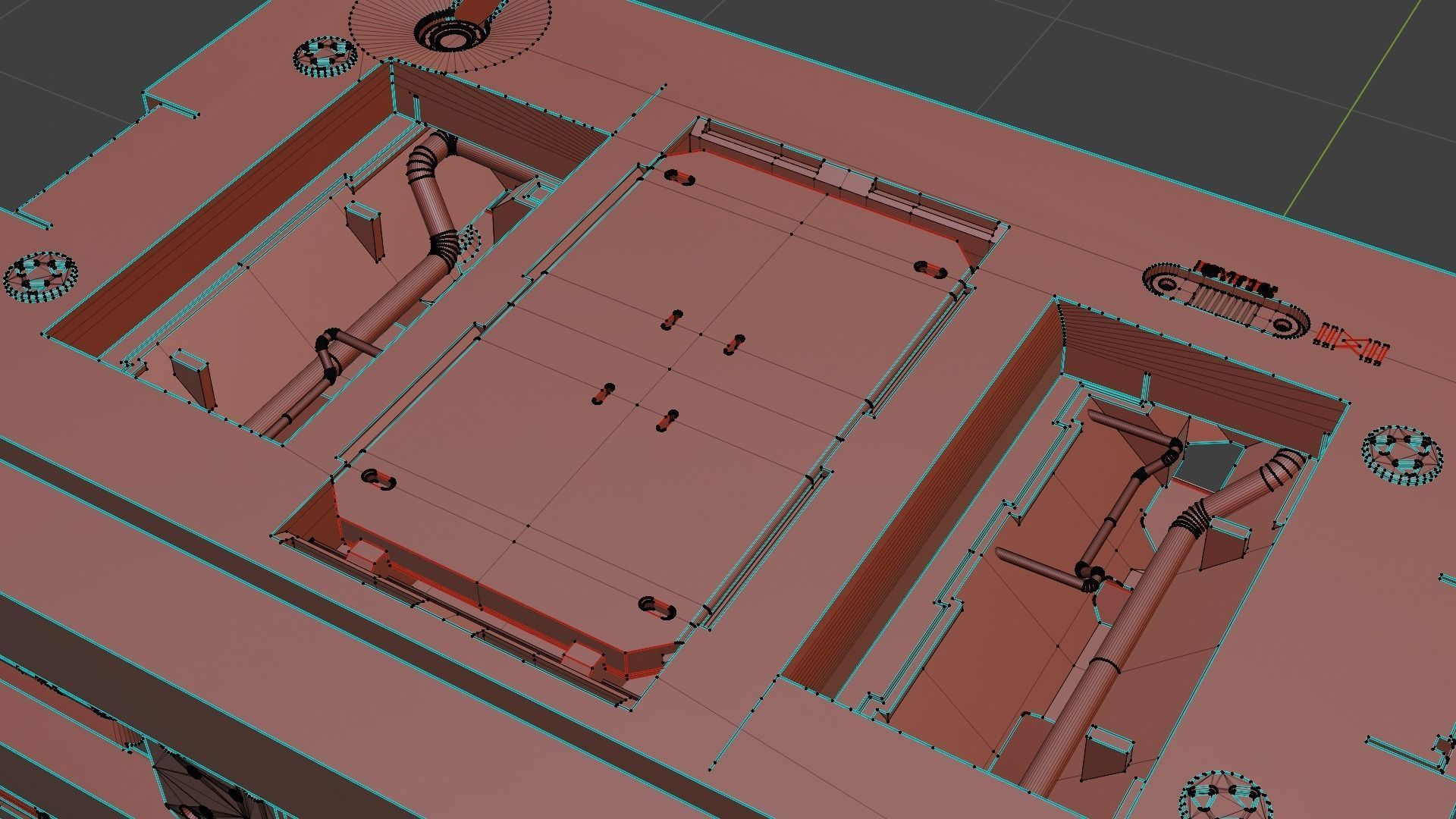 Sci-fi asset for a military KITBASHING taste 3D model_29