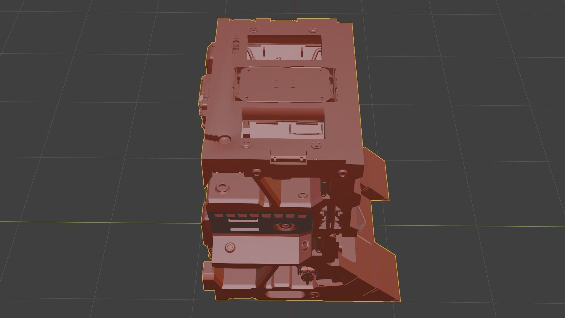 Sci-fi asset for a military KITBASHING taste 3D model_10