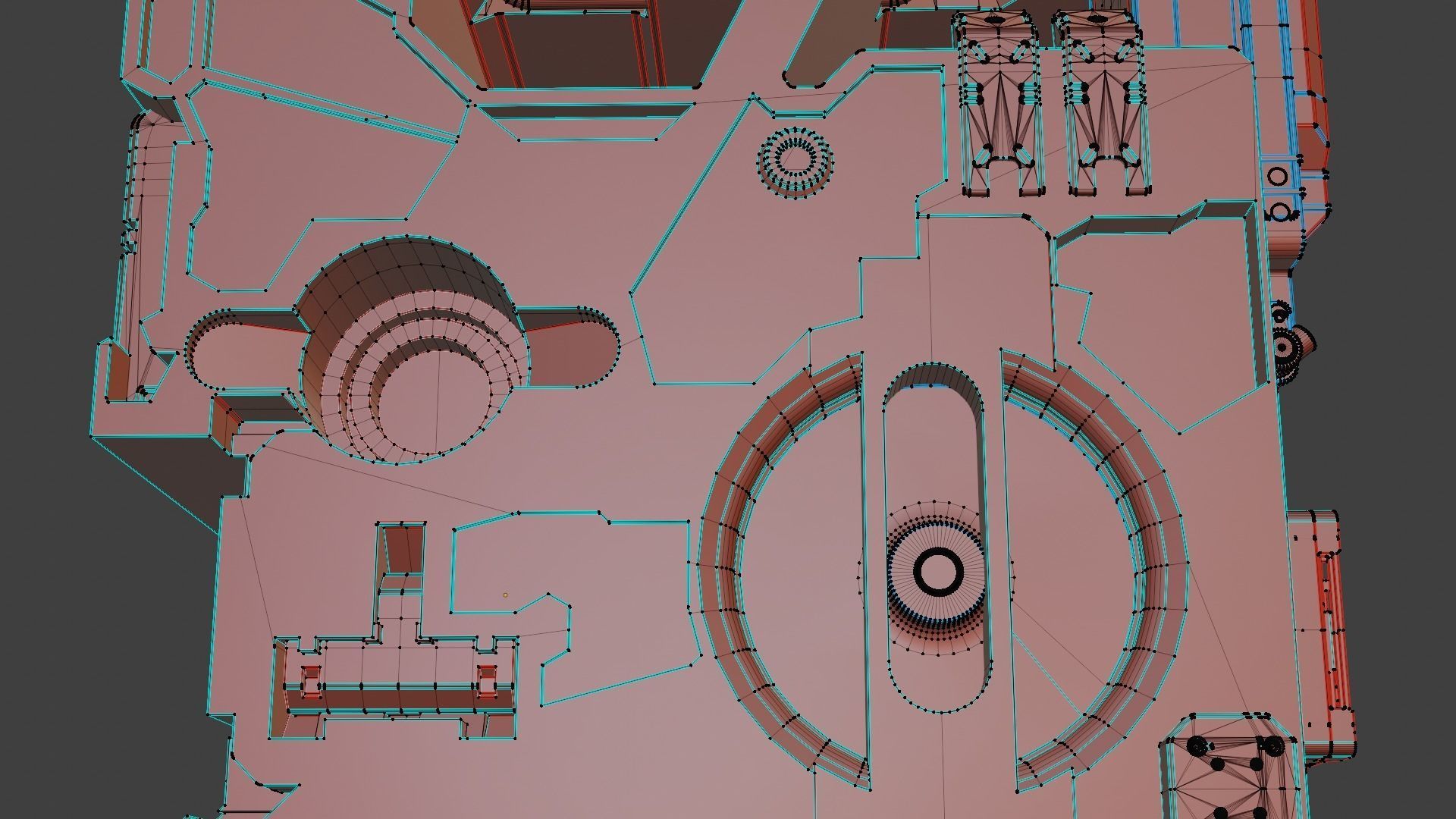 Sci-fi asset for a military KITBASHING taste 3D model_28