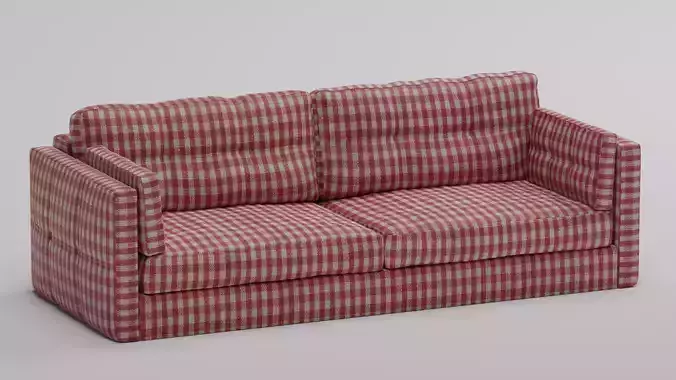 Sleek and Stylish Modern Sofa - High-Quality 3D Model