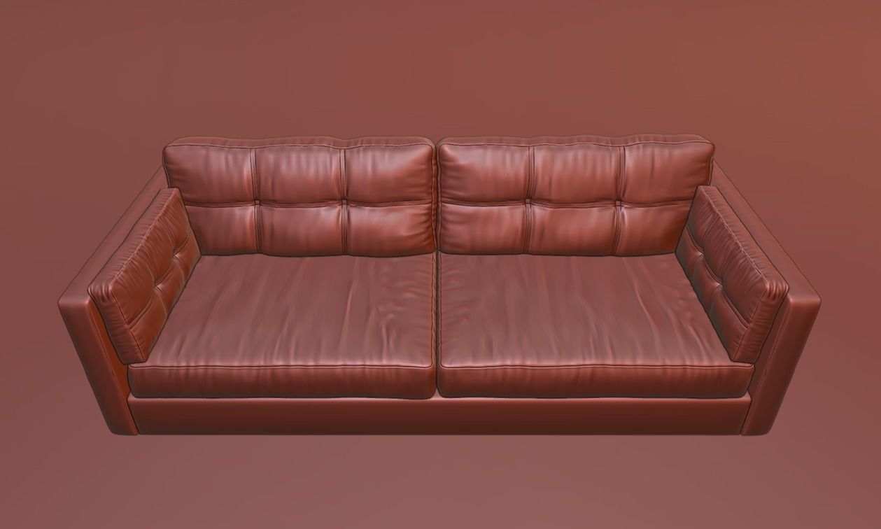 Sleek and Stylish Modern Sofa - High-Quality 3D Model 3D model_9