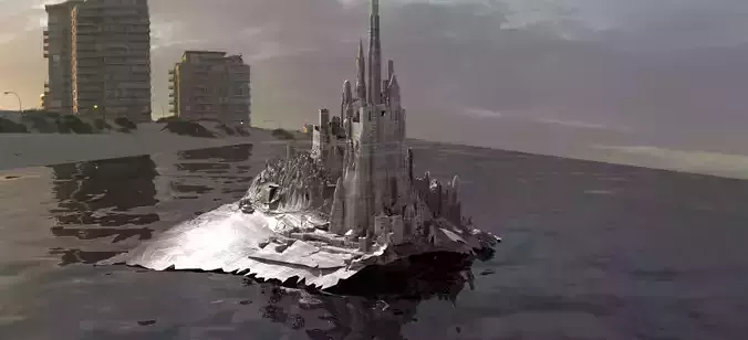 Desert Alien Monoliths 6 3D model