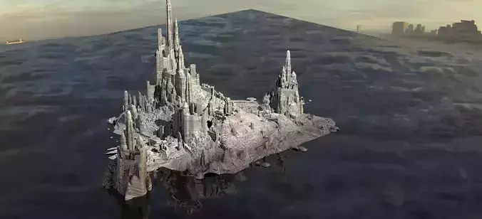 Desert Alien Monoliths 8 3D model
