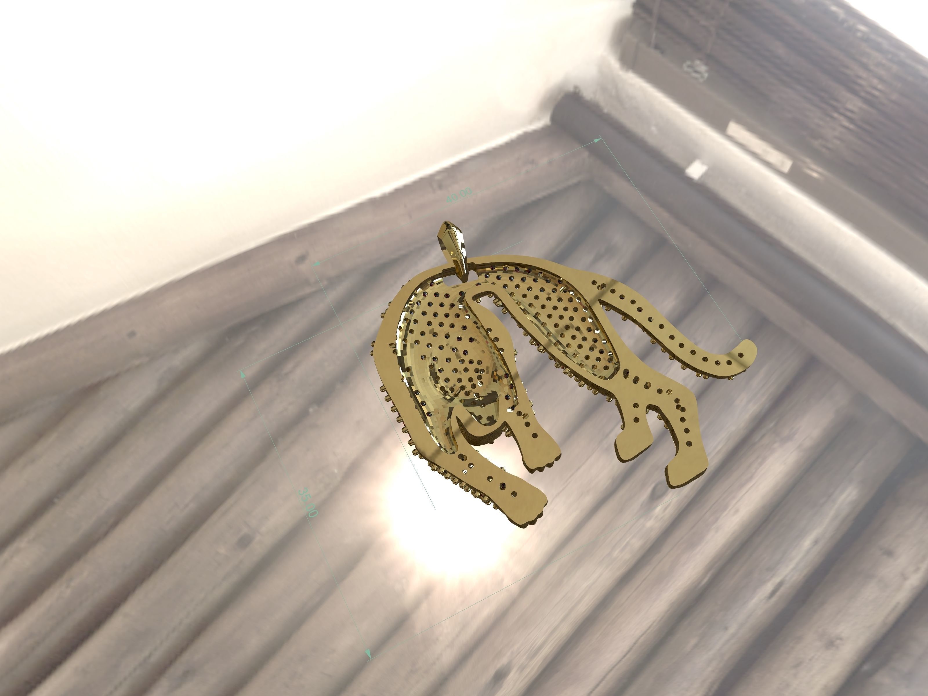 wild cat setting  file 3D print model_3