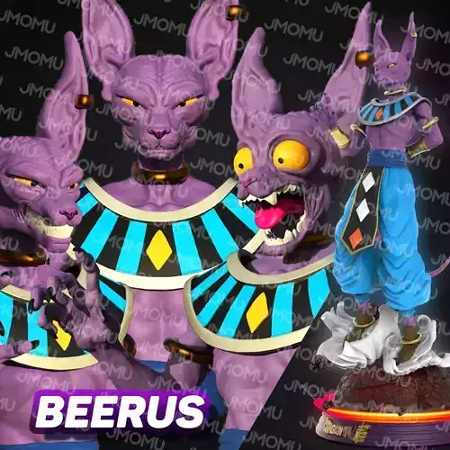 Beerus Figure 3D print model  3D print model