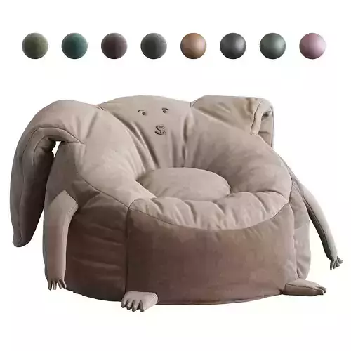 Animal Bean Bag Chairs 3D model