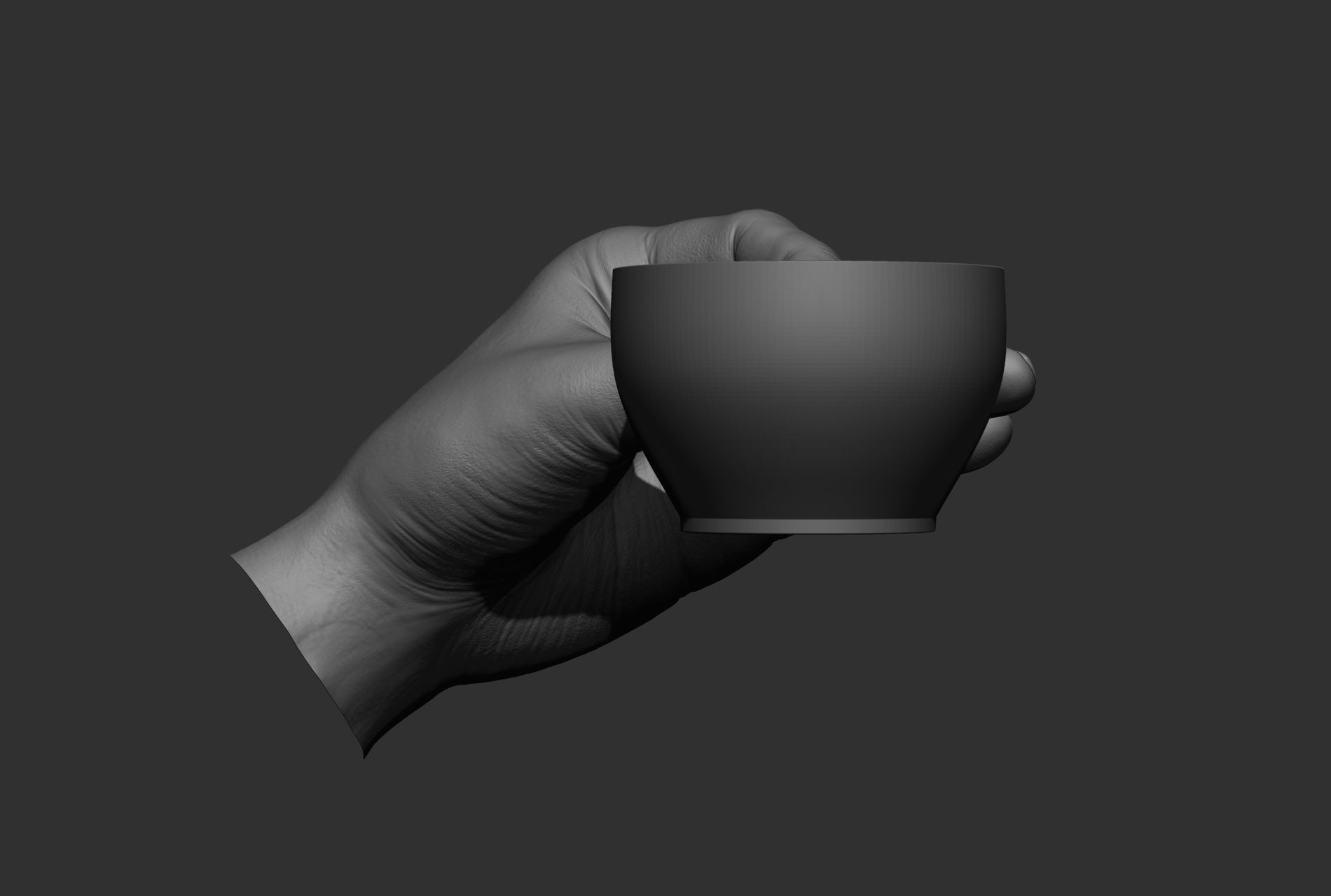 10 male hand poses 3D model_54