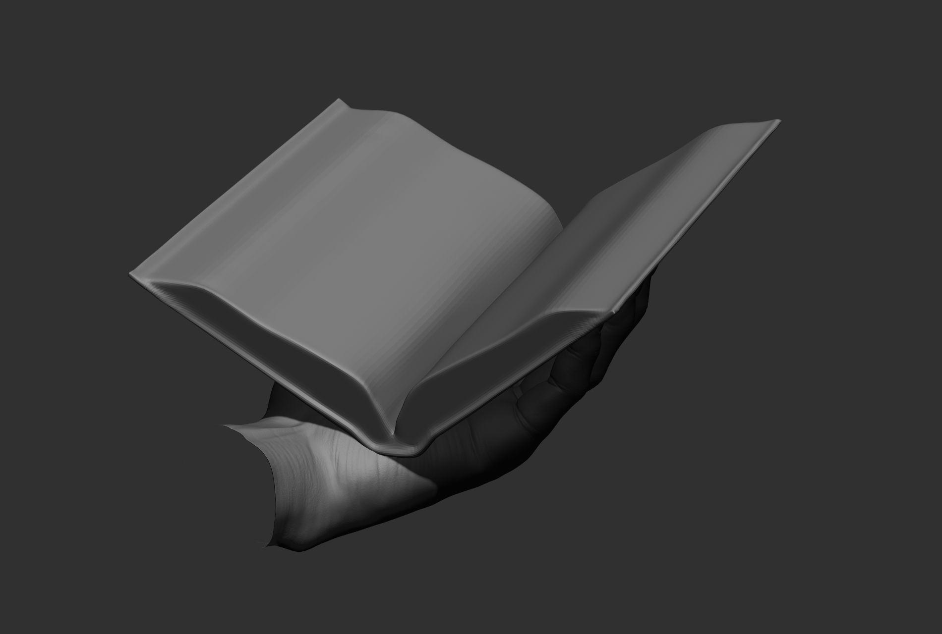 10 male hand poses 3D model_35