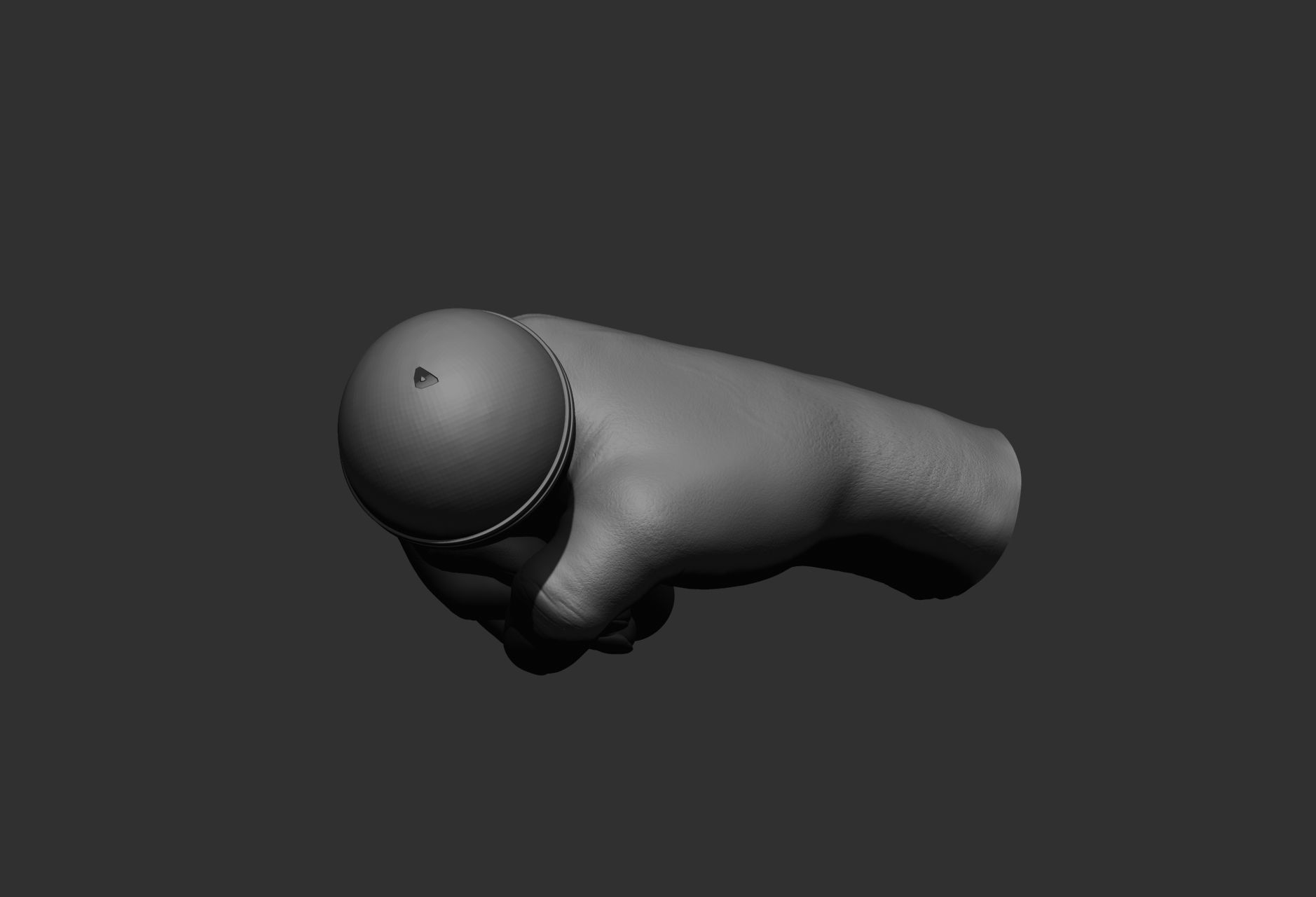 10 male hand poses 3D model_14