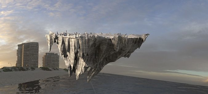 Floating Mountain 1 3D model