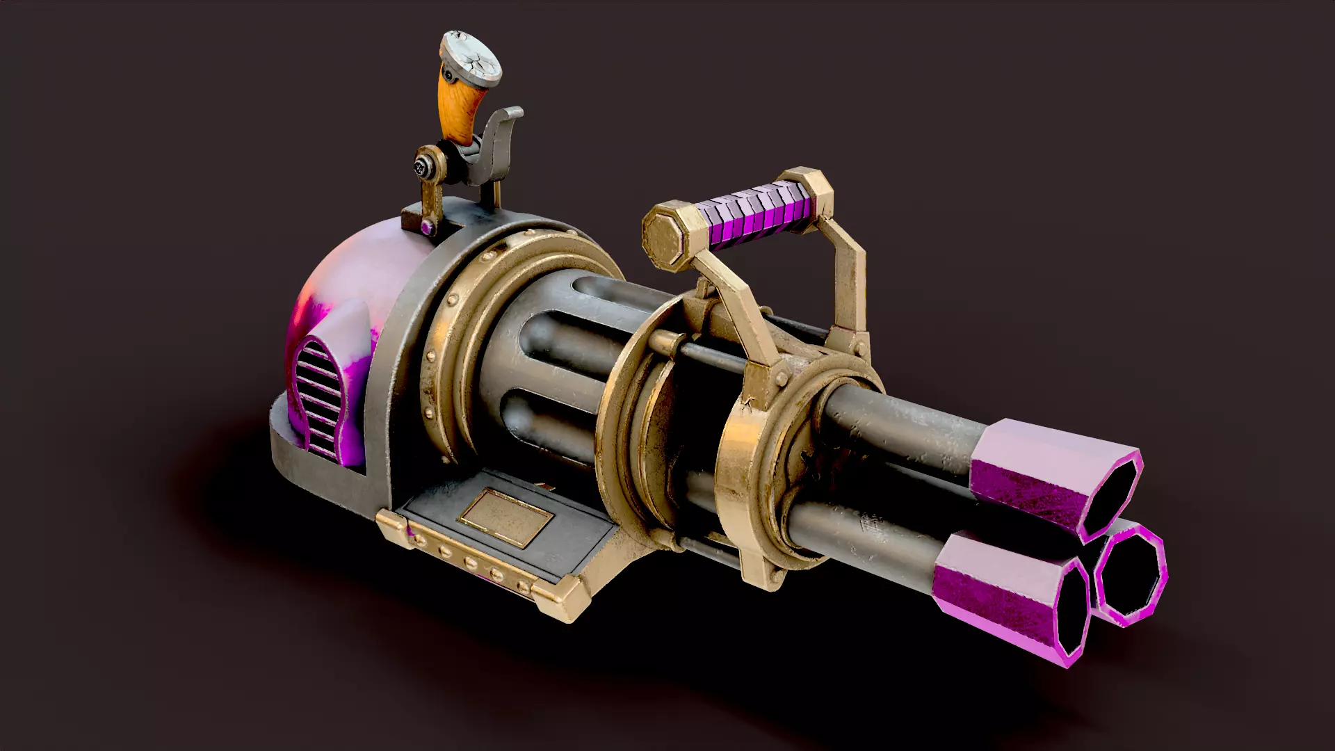 ARCANE - JINX MINIGUN - Cosplay - League of legends 3D model_0
