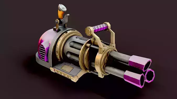 ARCANE - JINX MINIGUN - Cosplay - League of legends 3D model