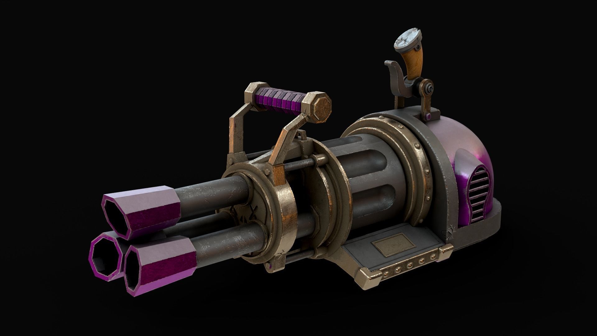 ARCANE - JINX MINIGUN - Cosplay - League of legends 3D model_1