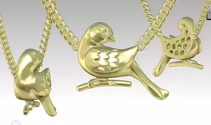 canari pendant gold