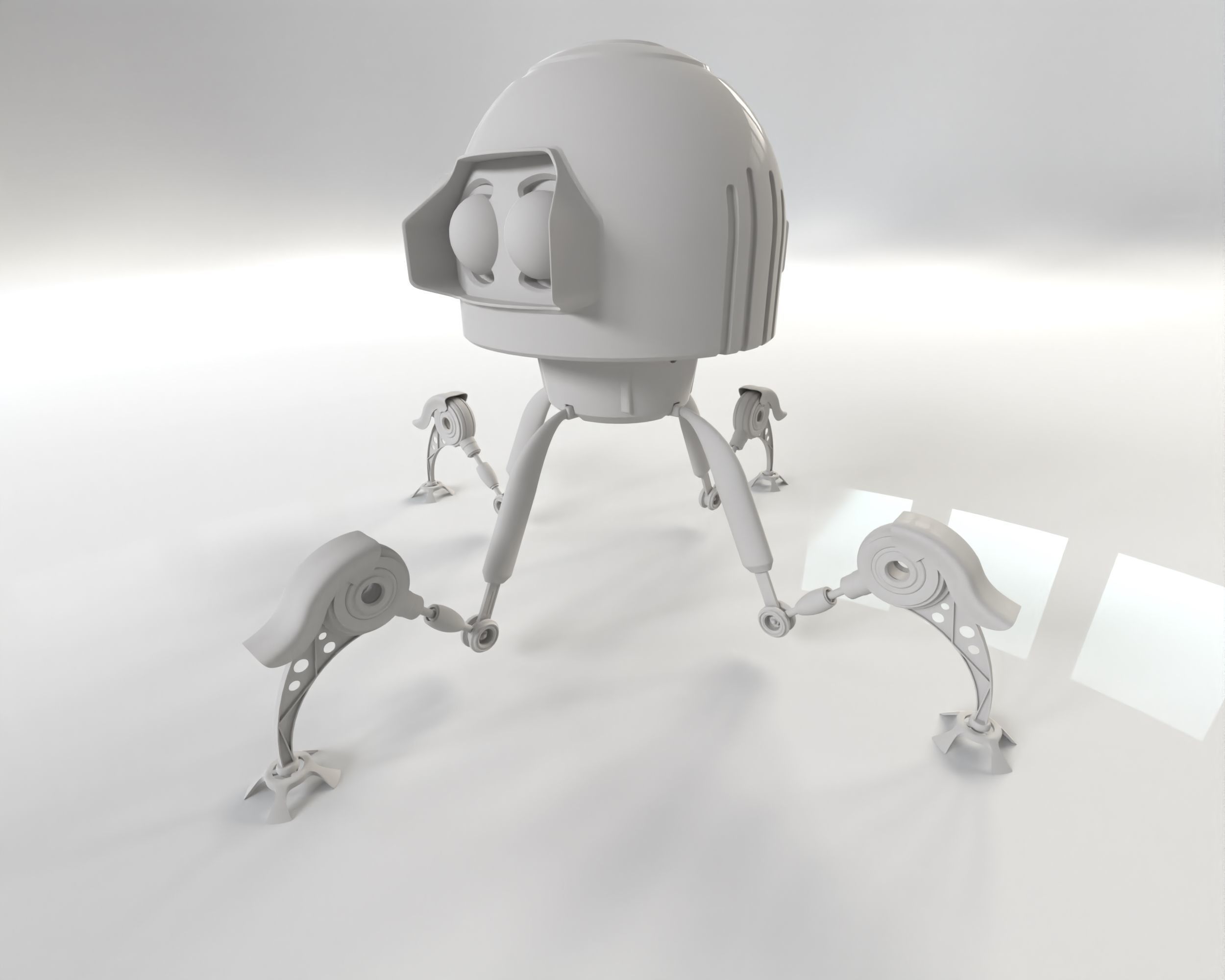 Sci Fi Robot 3D model_5