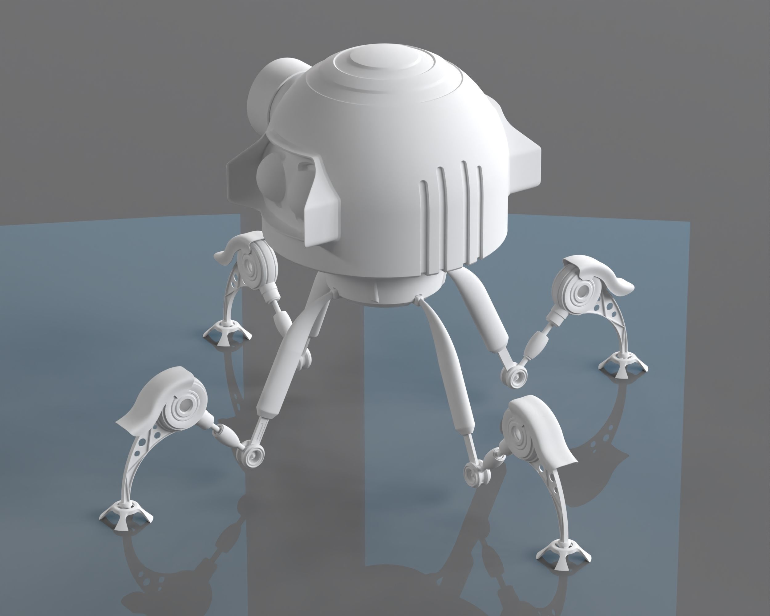Sci Fi Robot 3D model_15