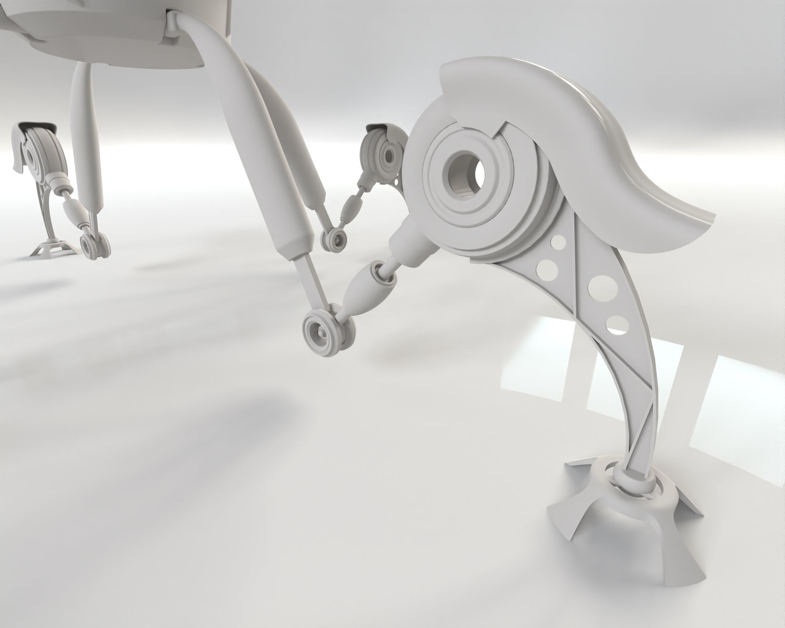 Sci Fi Robot 3D model_7