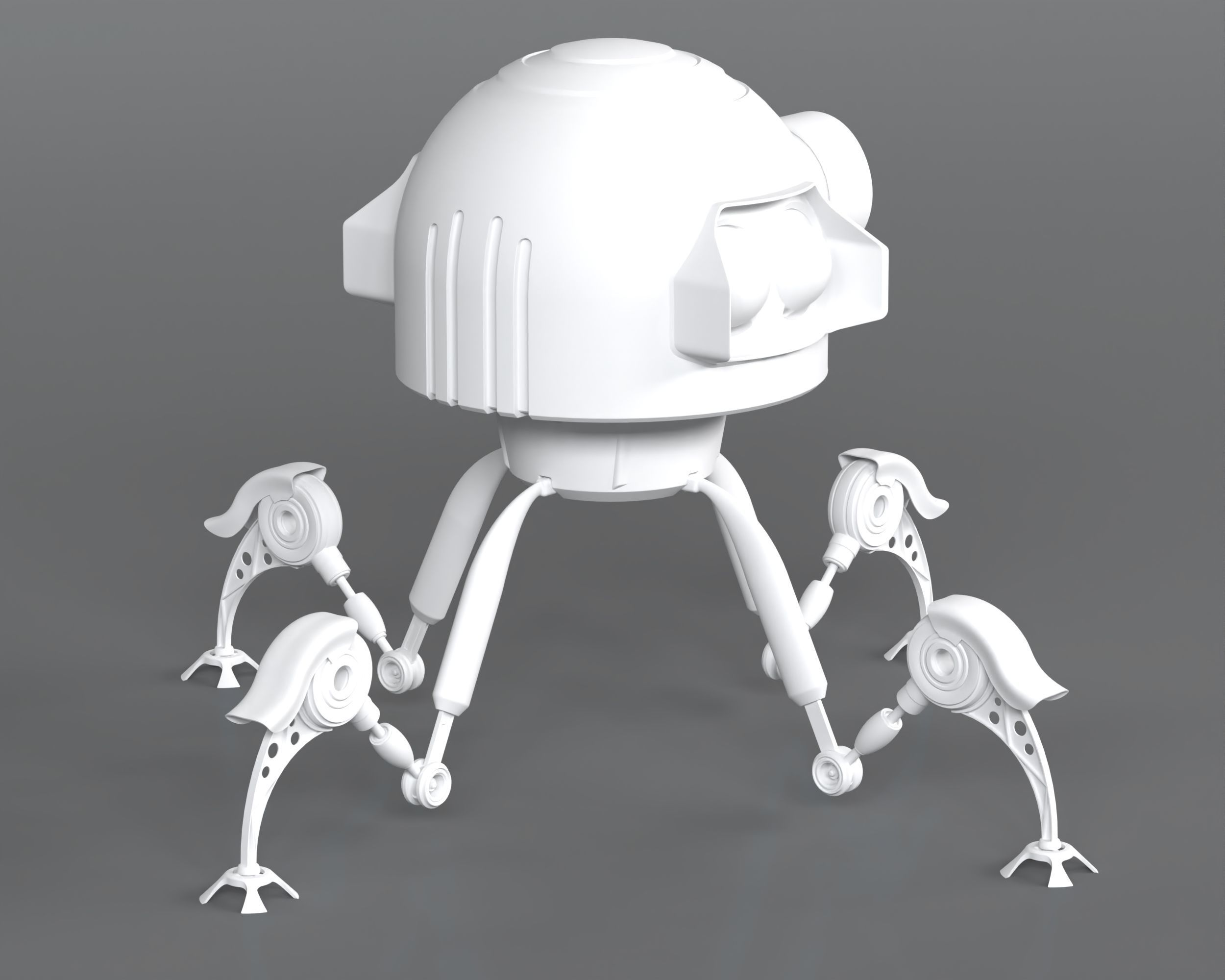Sci Fi Robot 3D model_12