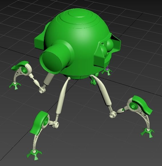 Sci Fi Robot 3D model_18
