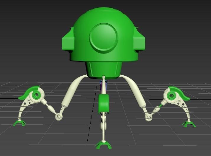 Sci Fi Robot 3D model_17