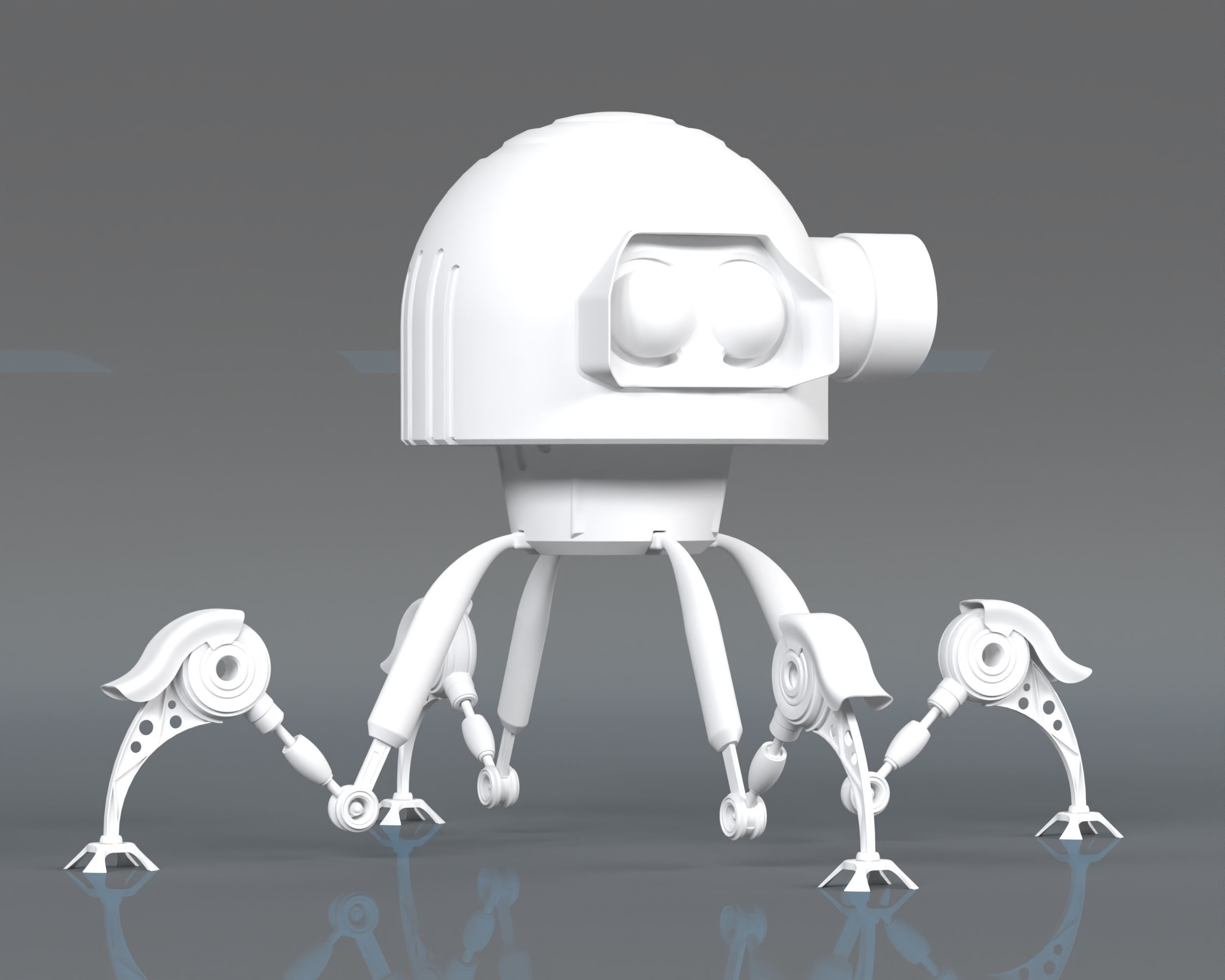 Sci Fi Robot 3D model_11