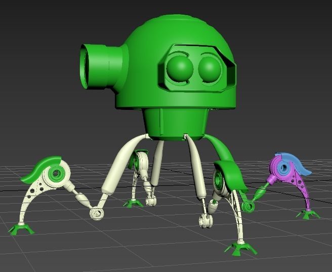 Sci Fi Robot 3D model_19