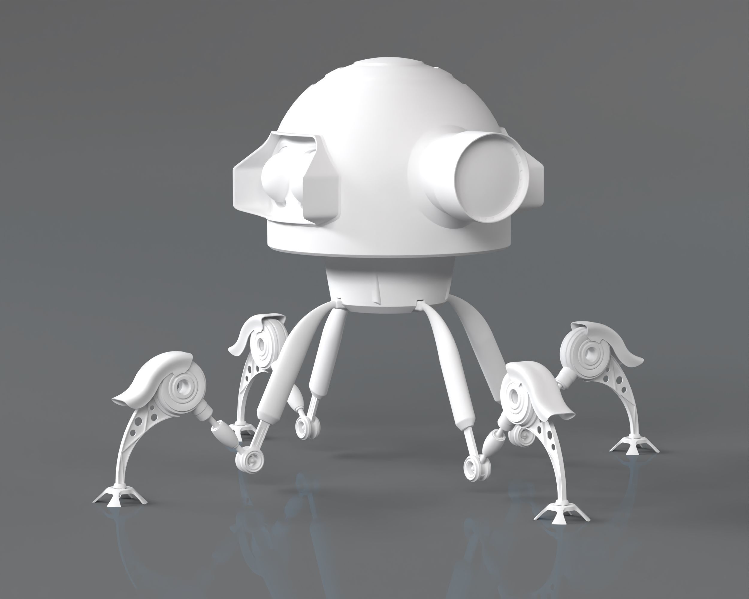 Sci Fi Robot 3D model_9