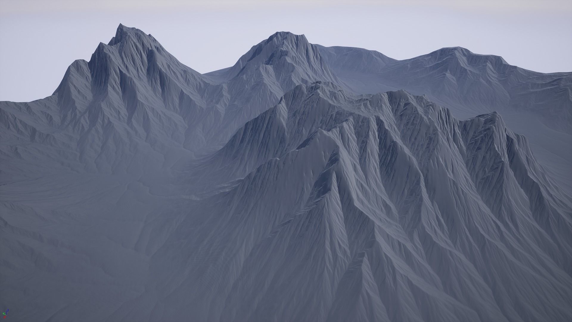 165 PNG Heightmaps - 8k resolution Low-poly 3D model_9