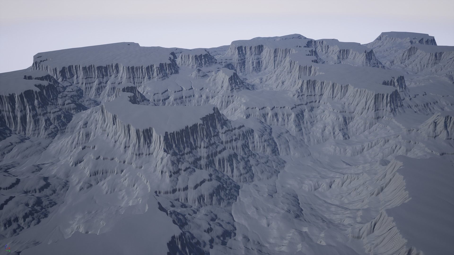 165 PNG Heightmaps - 8k resolution Low-poly 3D model_6