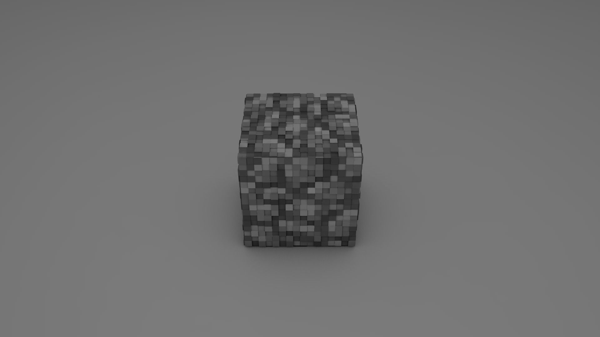 Cobblestone - Minecraft 3D model 3D model_3