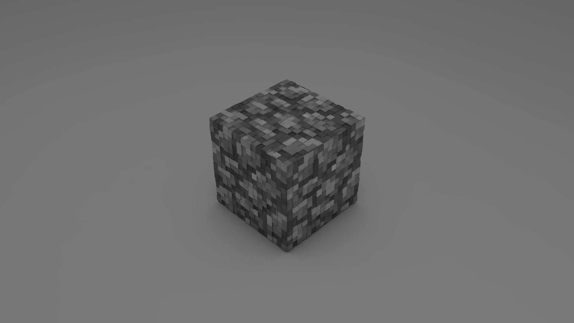 Cobblestone - Minecraft 3D model 3D model_4