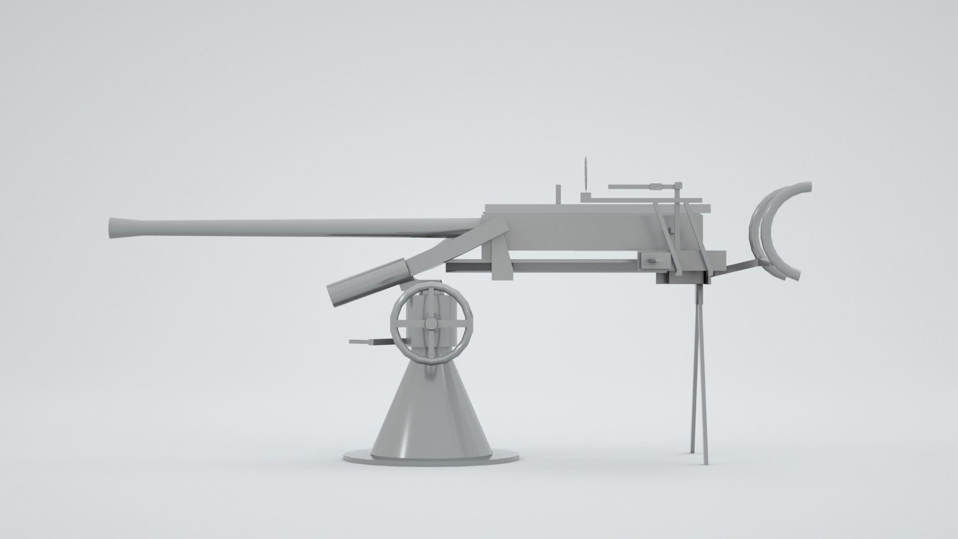 2cm - 20mm Flak 30 38 Flakvierling 38 3D model_2