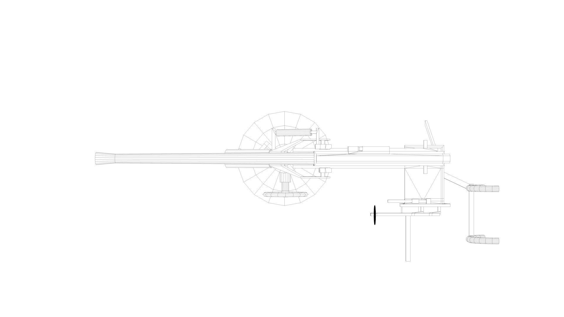 2cm - 20mm Flak 30 38 Flakvierling 38 3D model_10