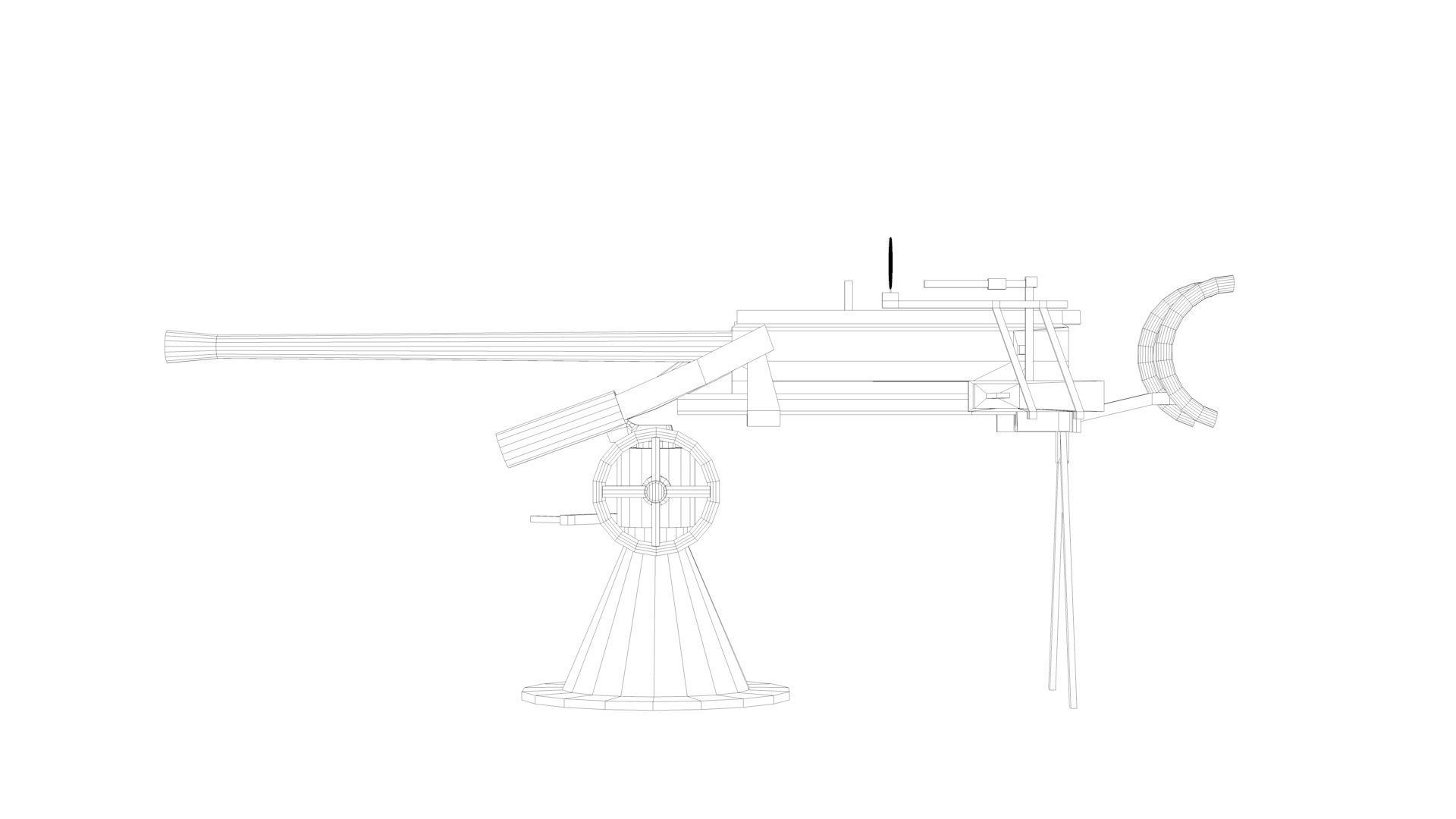 2cm - 20mm Flak 30 38 Flakvierling 38 3D model_7