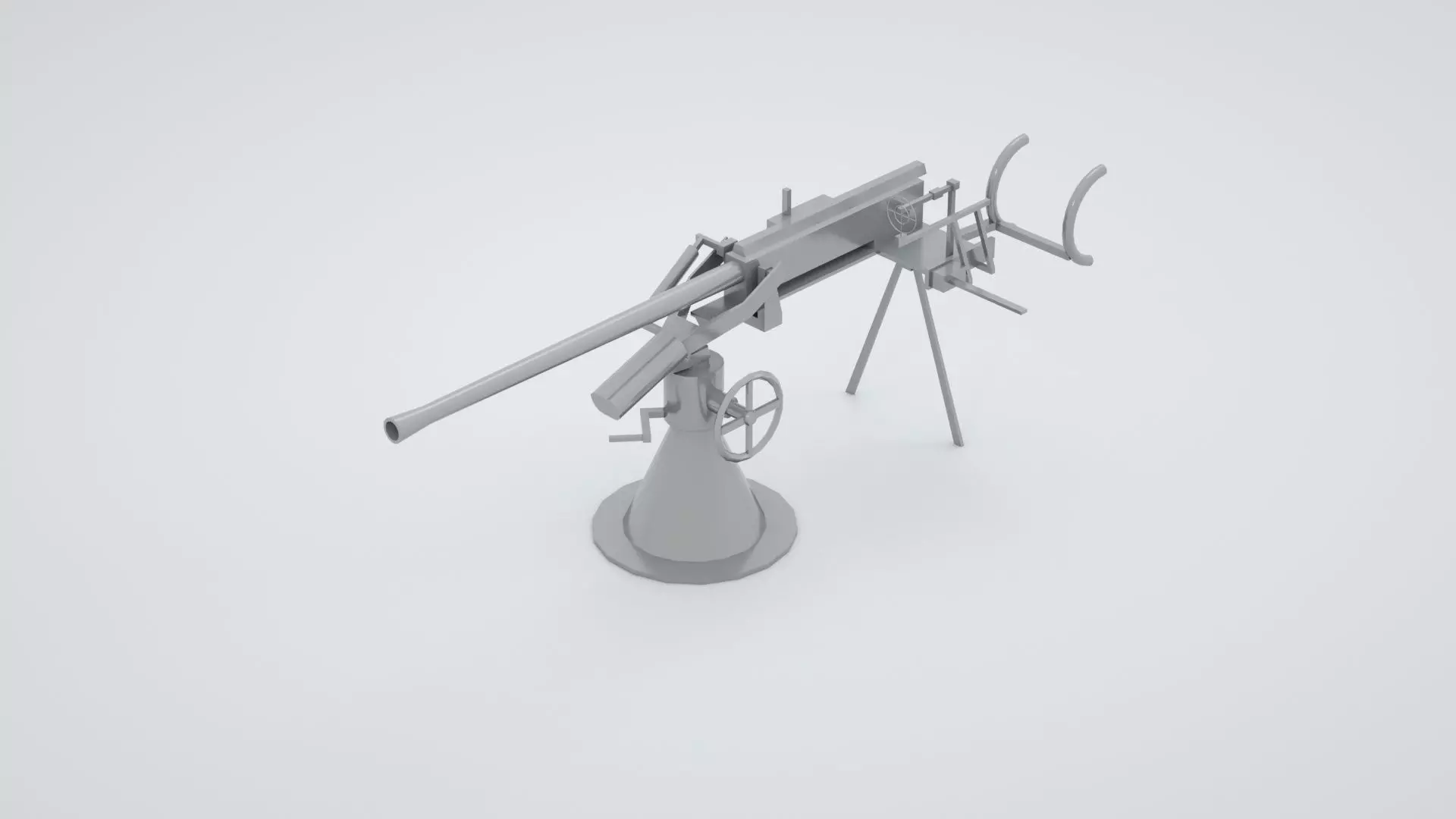 2cm - 20mm Flak 30 38 Flakvierling 38 3D model_0