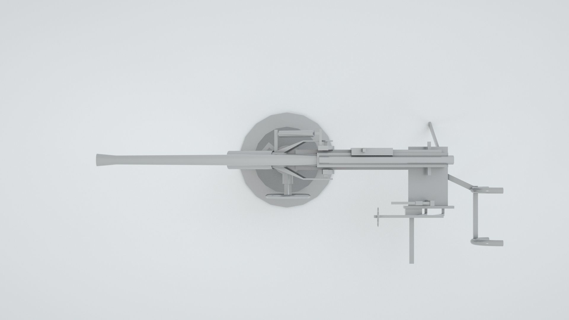 2cm - 20mm Flak 30 38 Flakvierling 38 3D model_5