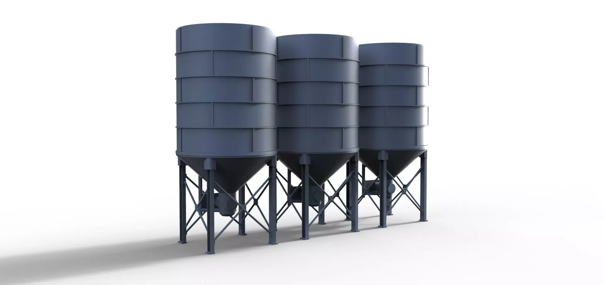 Silo for Harbor or truck parcour 3D print model_0