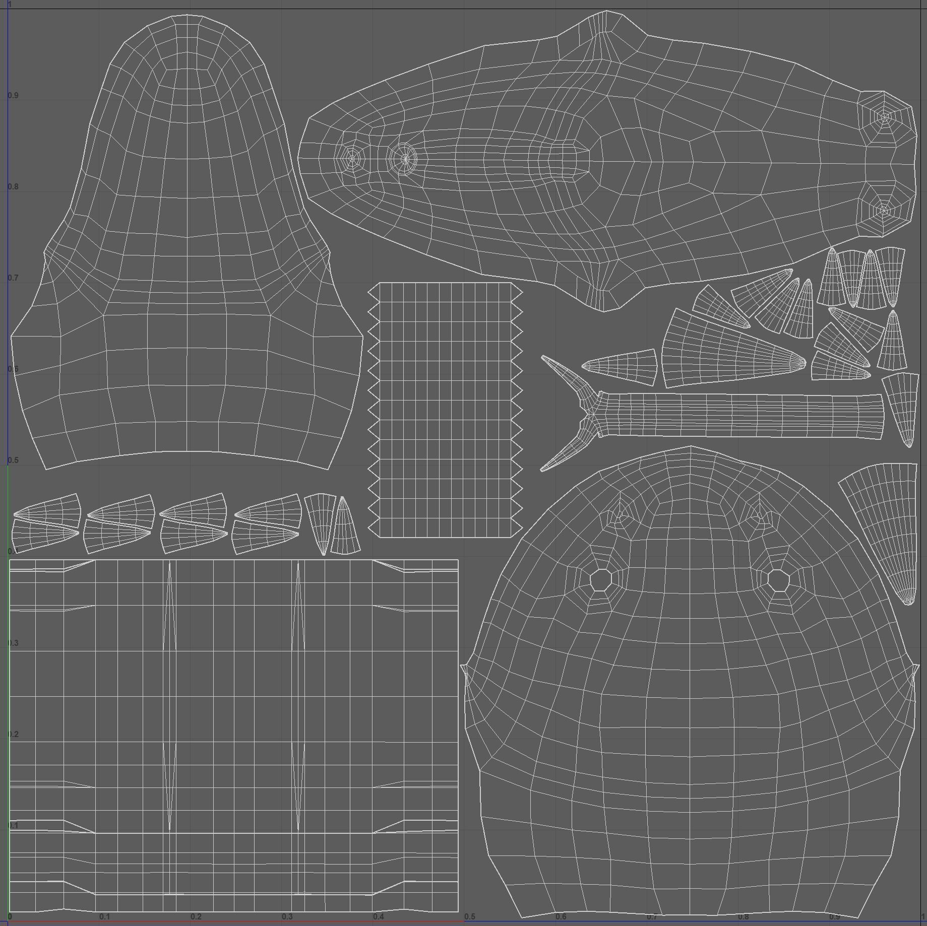 Snake - Blue Viper with animations Low-poly 3D model_20