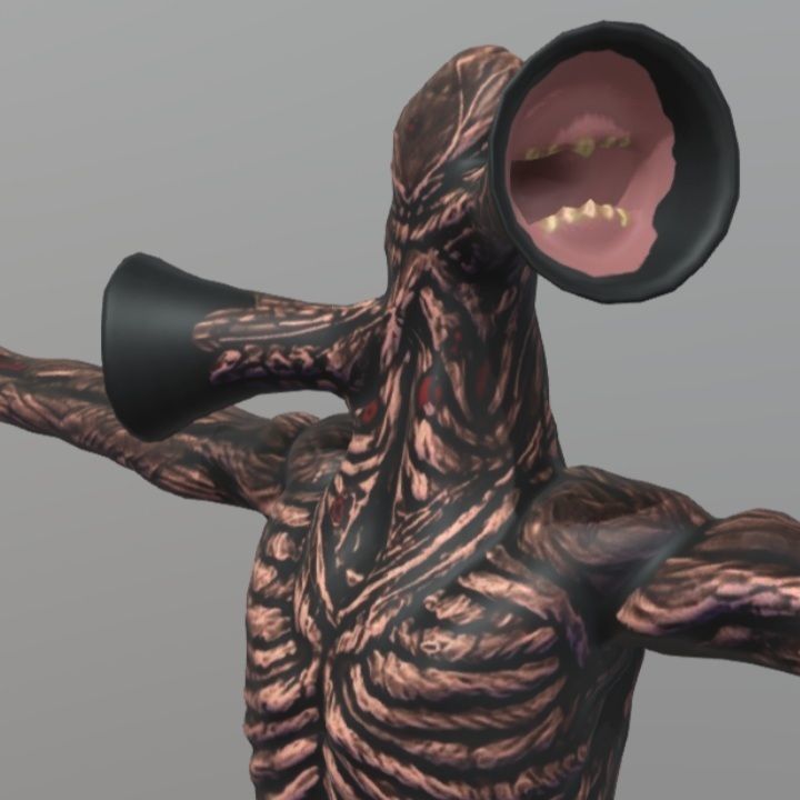 Indian Siren Head Model Free low-poly 3D model_3