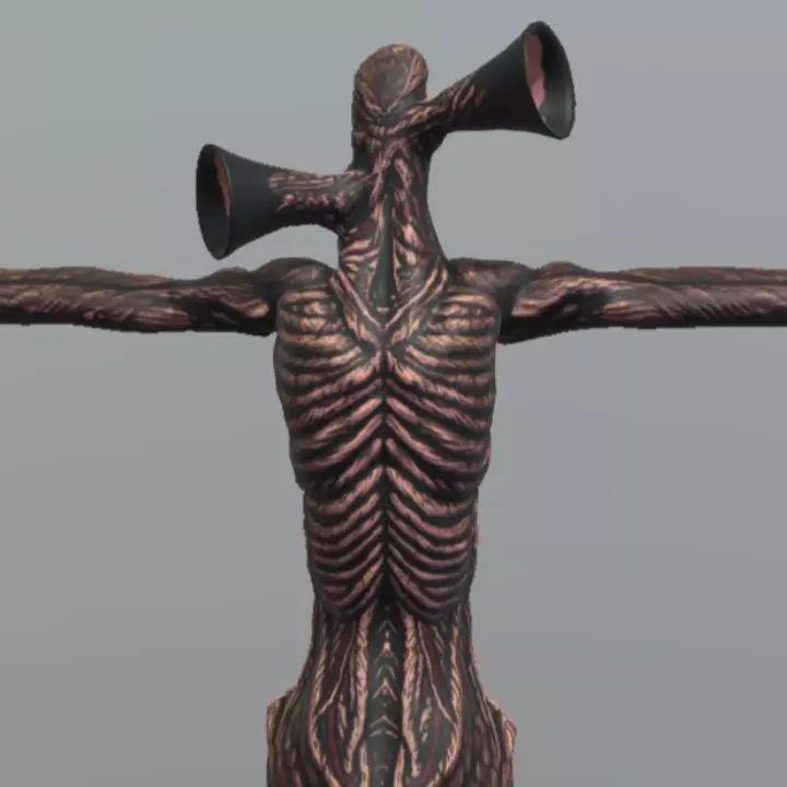 Indian Siren Head Model Free low-poly 3D model_0