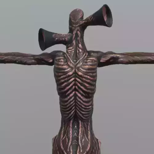 Indian Siren Head Model Free low-poly 3D model